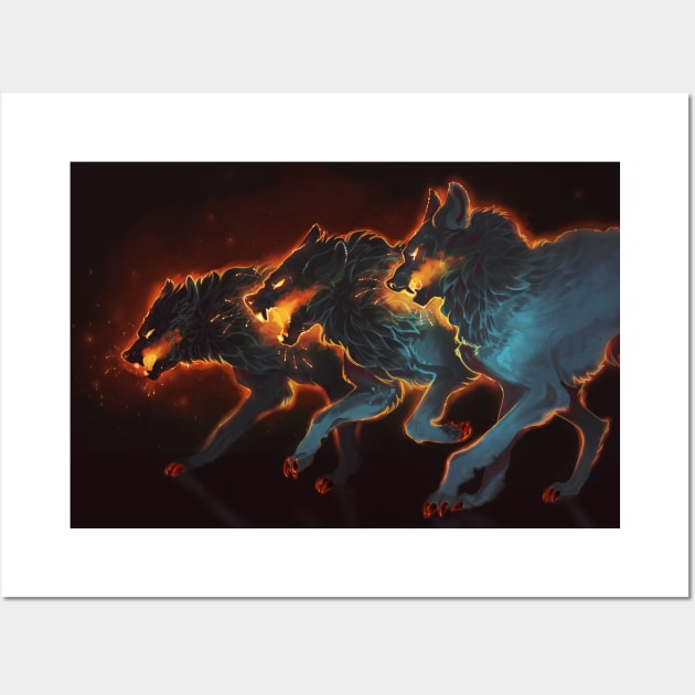 Hell Hound Wall Art by Castblade